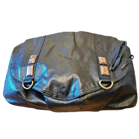 Matt and Nat Vegan  Leather Shoulder Bohemian Tote Bag Black. - Picture 7 of 14